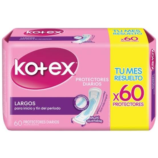 Kotex extra proteccion largos x 60 unidades