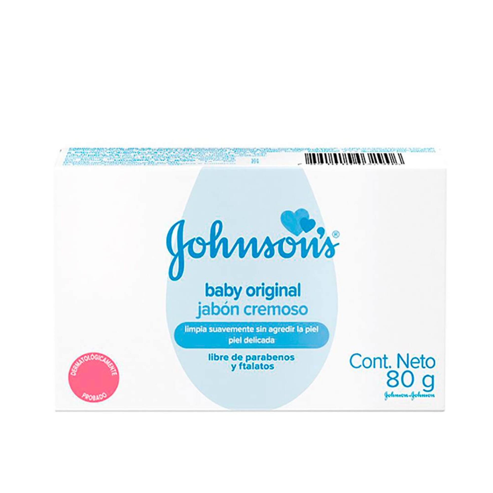 Jabon de tocador johnsons de bebe clasico x 80g
