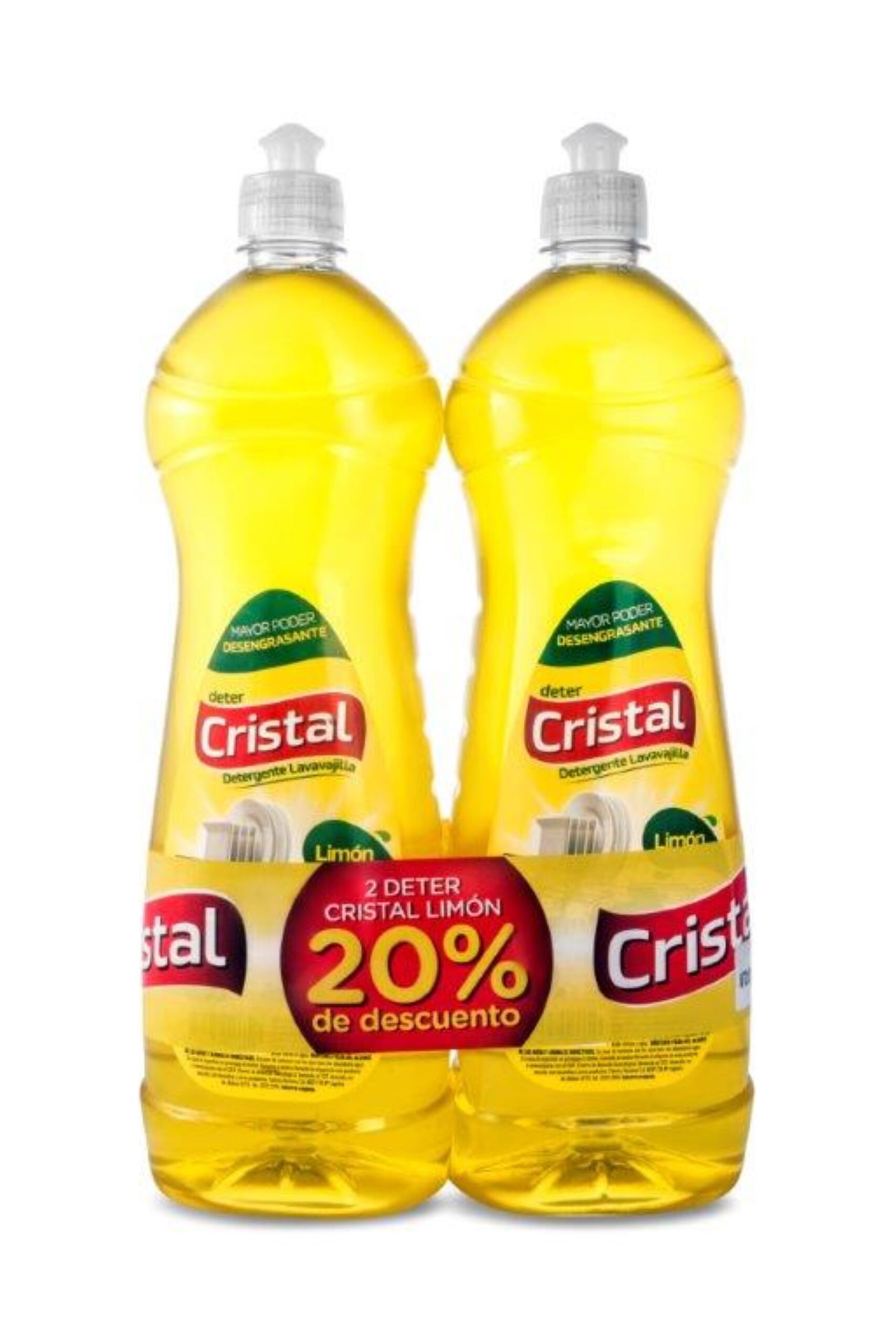 Detergente Cristal pack 1.25ml x2